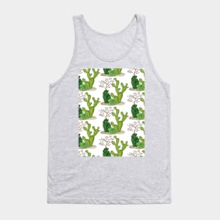 Cactus Pattern Tank Top